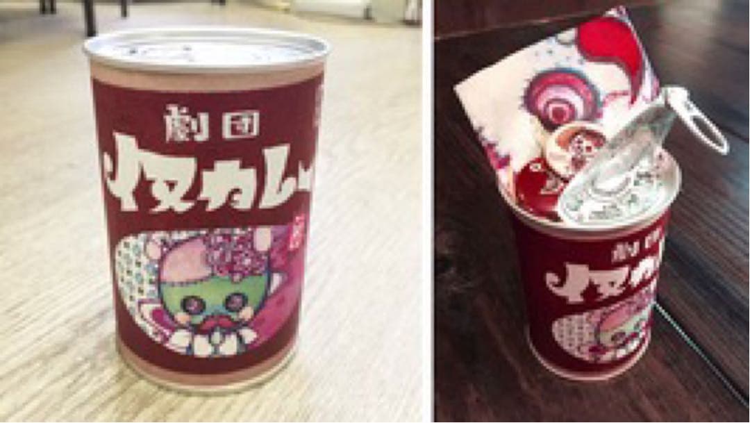 新品未開封 劇団イヌカレー缶全3種・バンダナ ポメロメコ展グッズ