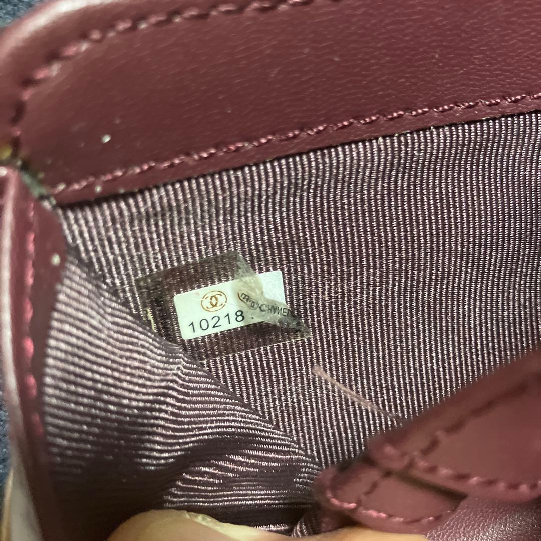 CHANEL 二つ折り財布 黒 キルティング