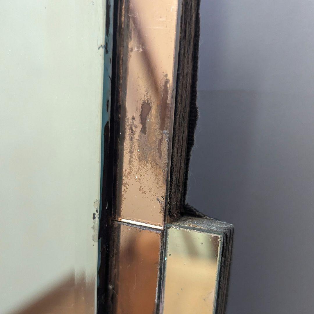 昭和レトロ】【希少】鏡 陳列棚 ミラー ショーウィンドウ - メルカリ