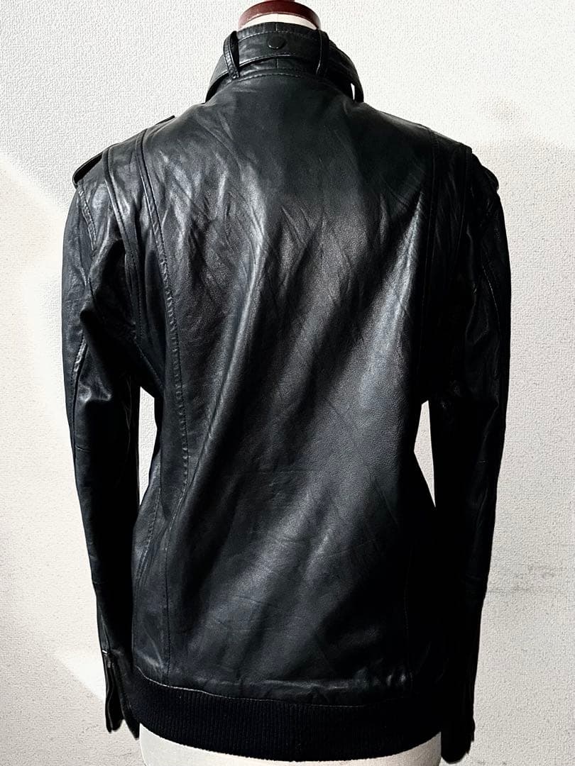 アメリカンラグシー 5程 柔らか 羊革 ラム レザー ジャケット ライダース