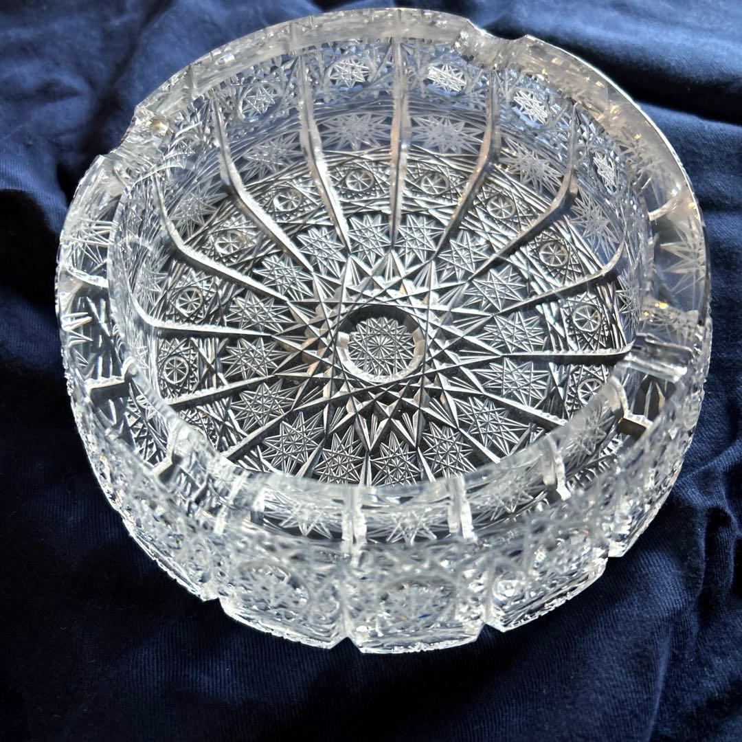 ボヘミアガラス クリスタル 500PK 灰皿 小物入れ 未使用品 - メルカリ