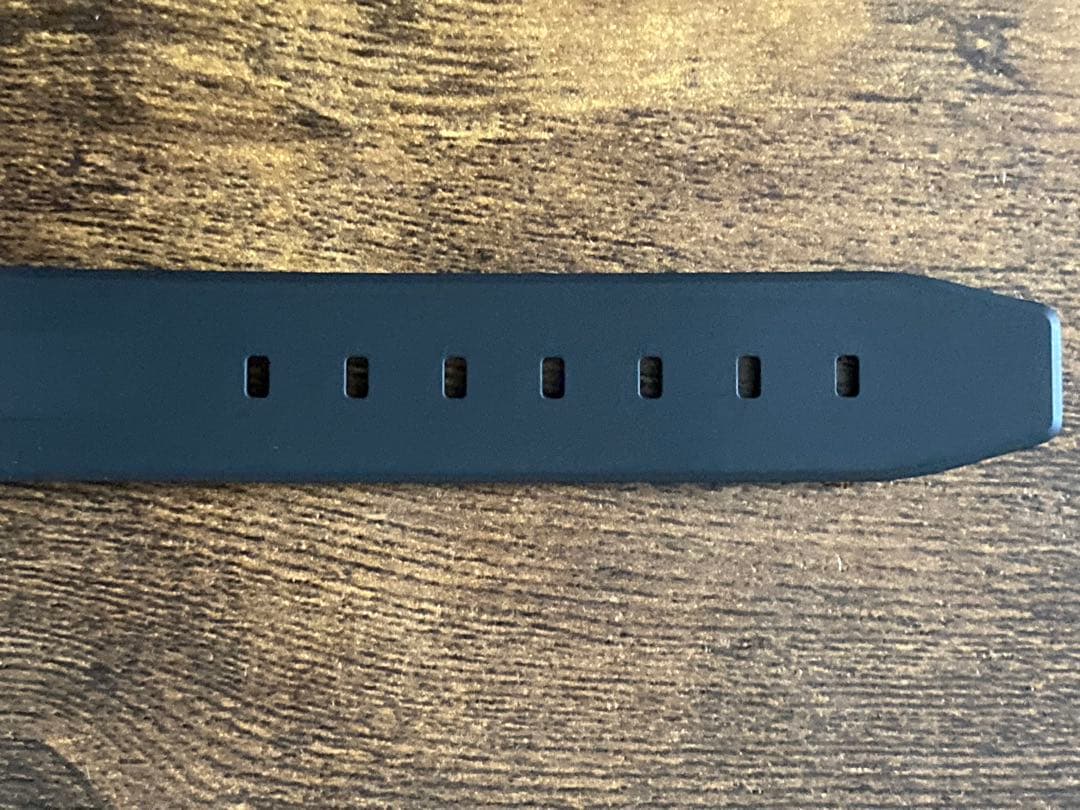 ラバーＢ（RUBBERB）　ロレックス GMTマスターⅡ用　黒　尾錠付きモデル