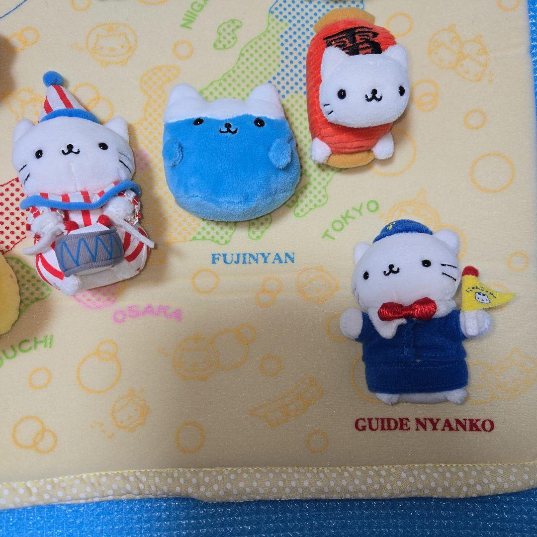 新品 にゃんにゃんにゃんこ にゃんこツアー ぬいぐるみ 日本地図