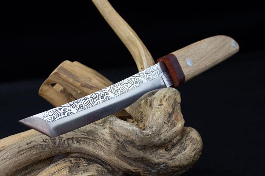 白波の短刀 日本刀 模造刀 居合刀