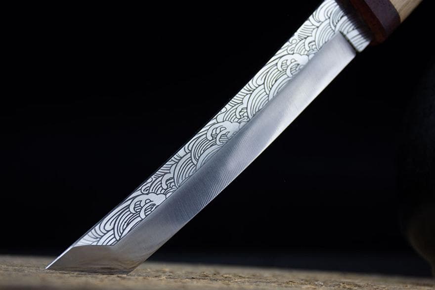 白波の短刀 日本刀 模造刀 居合刀