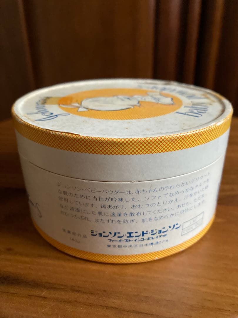 ジョンソンエンドジョンソン ベビーパウダー レトロ空き箱 - メルカリ