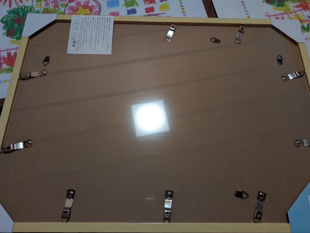 子供の絵用木製額縁 8枚セット 四つ切サイズ用　ポスター額　画用紙額　新品未使用