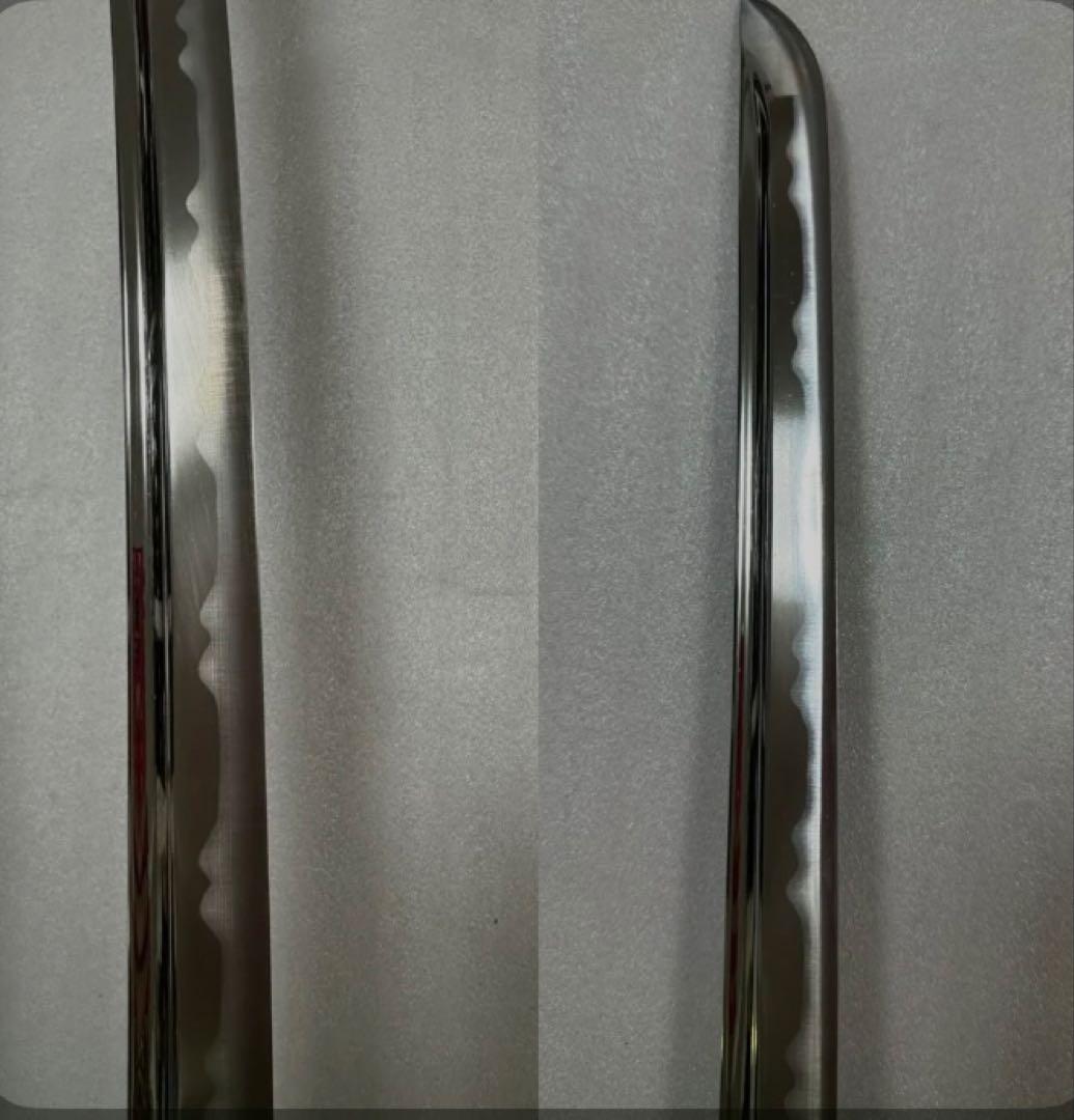 薄刃　居合練習用刀 黑鞘　鞘付き長さ104cm 鞘抜き重さ約928g