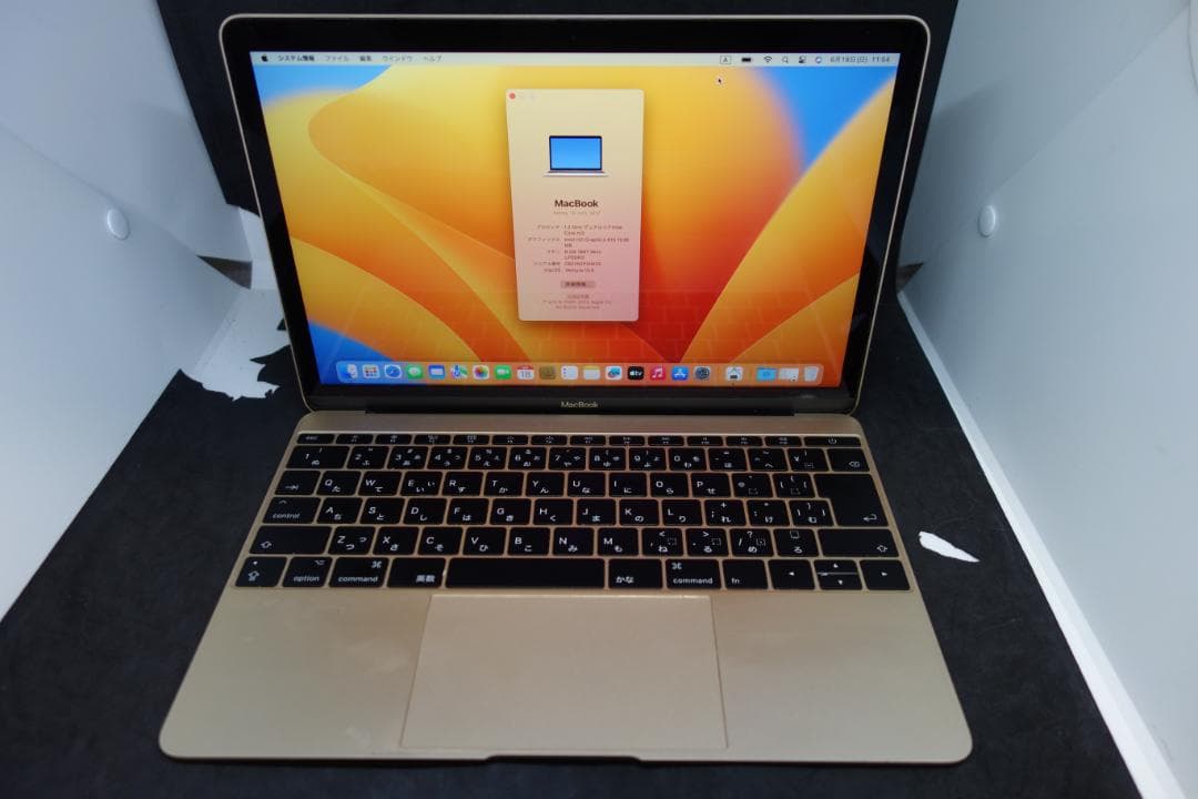 272）MacBook2017,12インチ /m3-1.2GHz/8G/256G MacBook 12インチ 2017