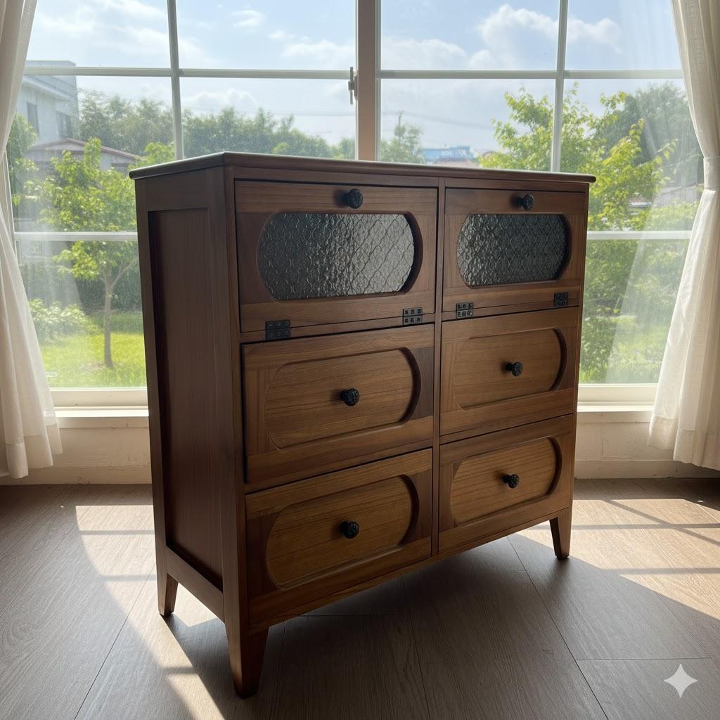 訳あり　アウトレット　アンティーク調　チェスト　キャビネット 新品】アンティーク風 キャビネット チェスト ヨーロピアン アウトレット