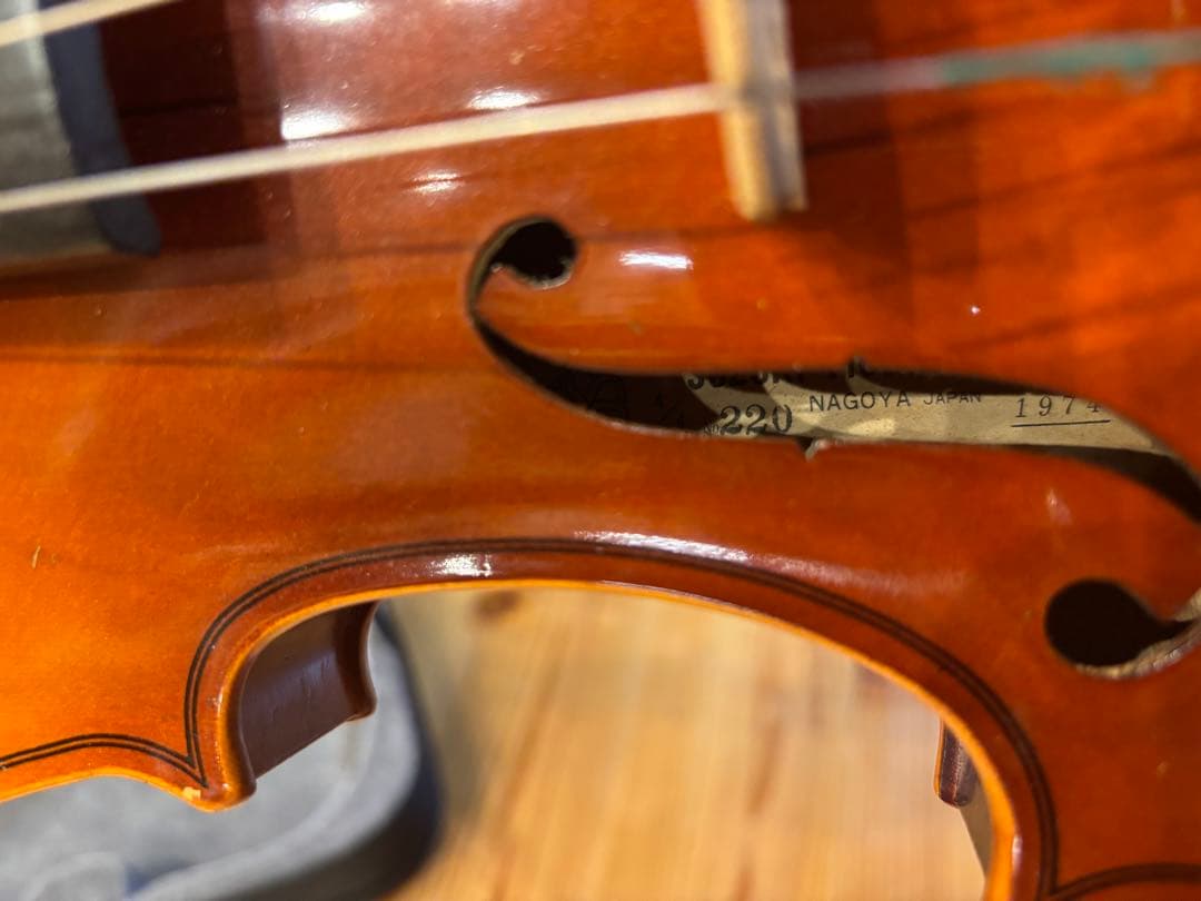 Suzuki No.220 4/4 1974年製バイオリン(付属品たくさん)