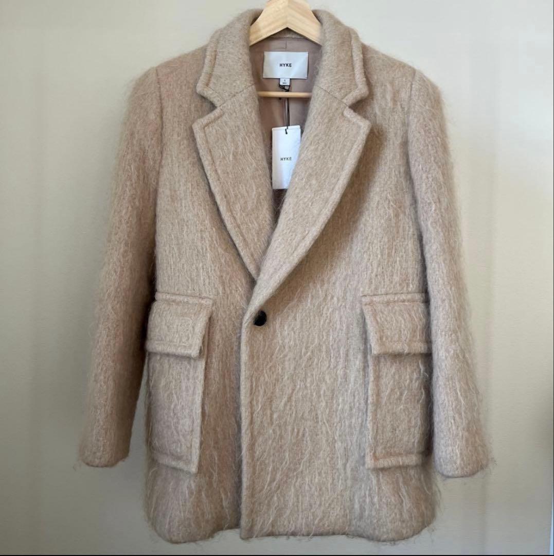 HYKE モヘアウールコート HYKE モヘアウールコート - メルカリ