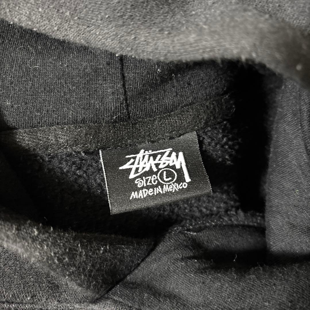 Stüssy ブラック パーカー Lサイズ