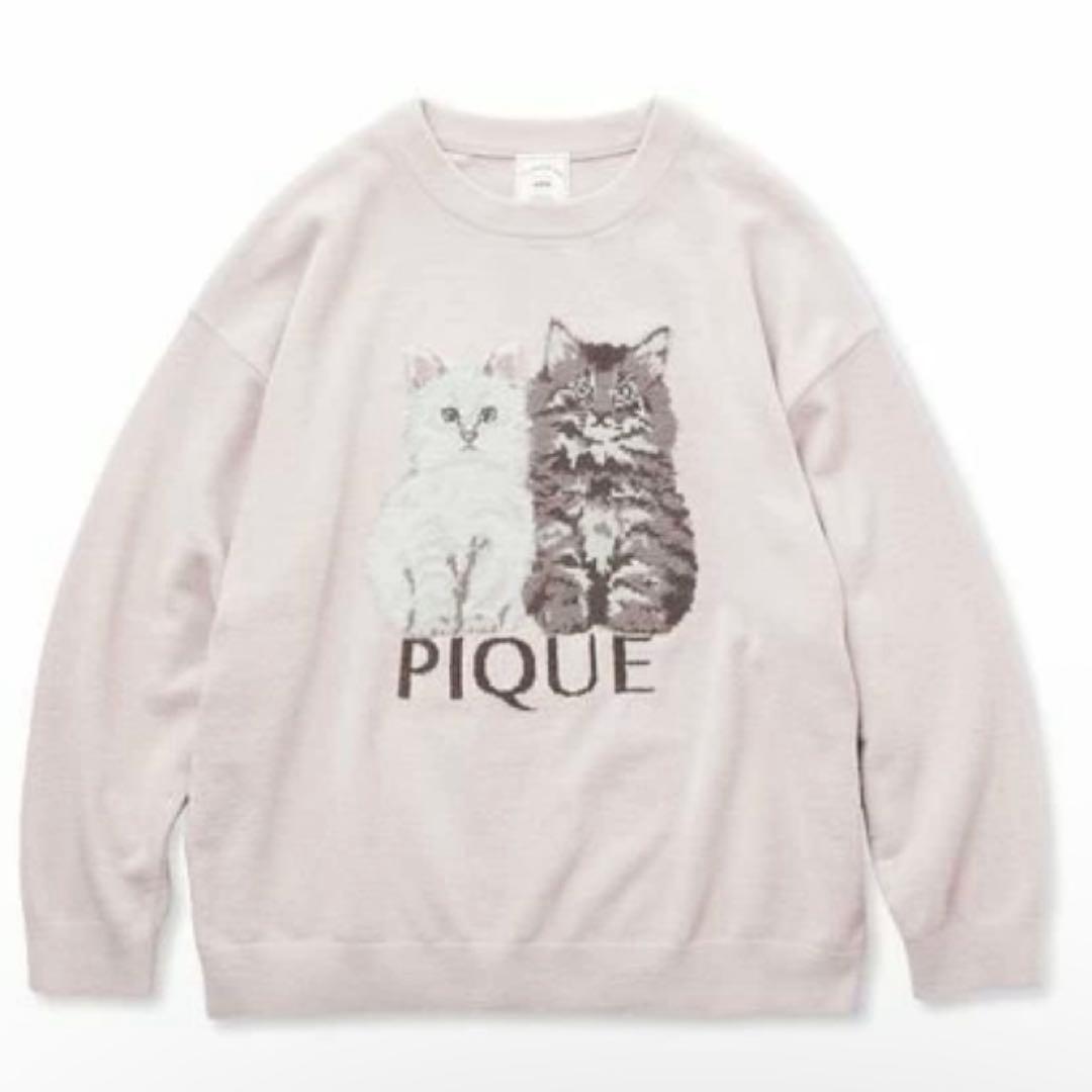 新品 ジェラートピケ ツインキャットプルオーバー&ショートパンツ 上下セット