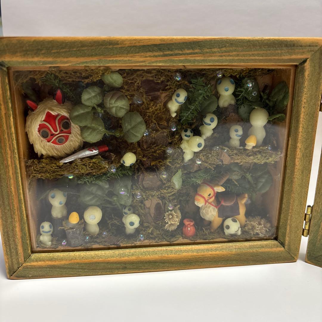 もののけ姫 コレクション フレーム ジオラマ フィギュア フォトフレーム