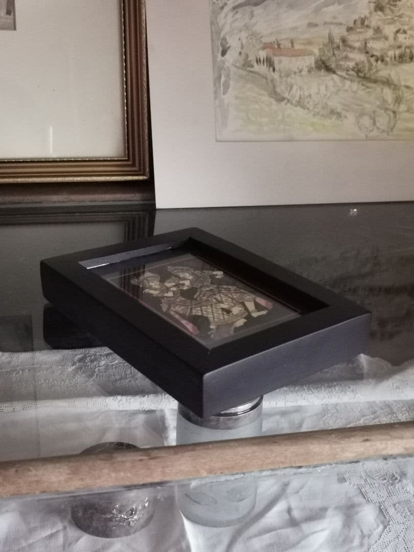 インドネシアバリ島アート細密画 神の踊り コモシャンバラ