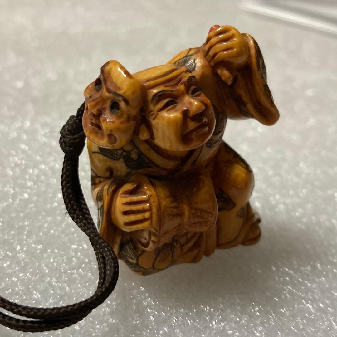 ムラバヤシケンジ 木彫アート 3体セット k