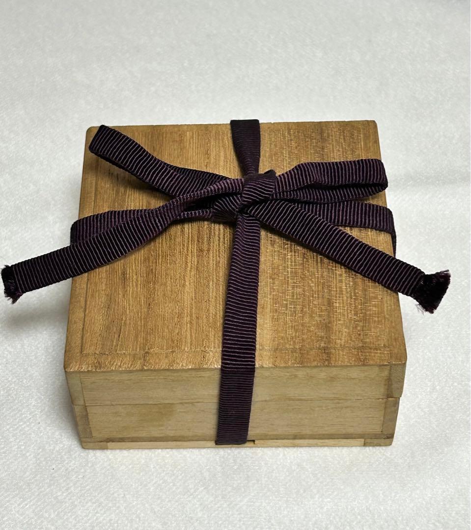 ★皇室御下賜品★ 上皇陛下 平成即位の礼 ボンボニエール 棗型鳳凰文　桐箱付き