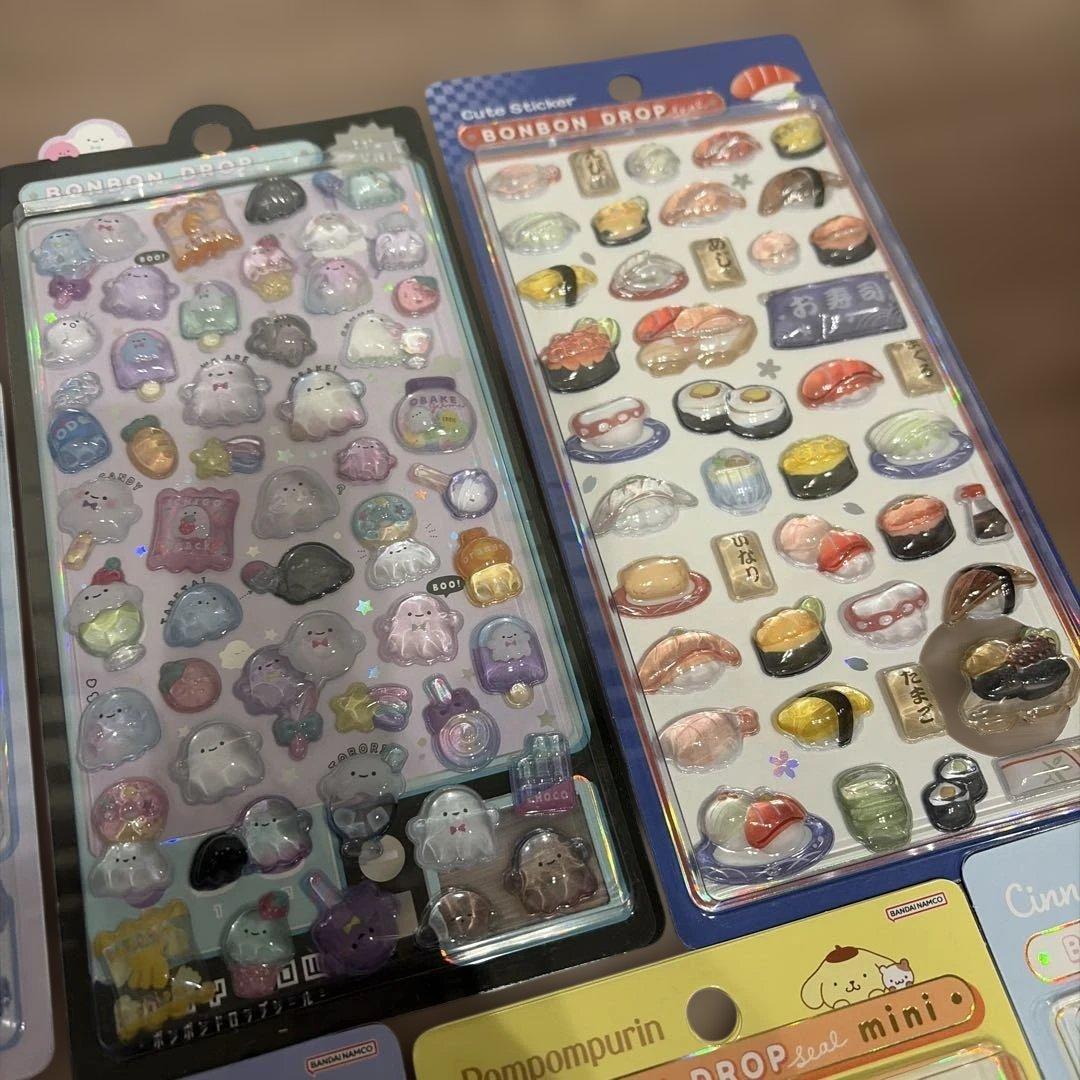 本日限定価格　正規品　ボンボンドロップシール　サンリオ/オリジナル/和柄11点