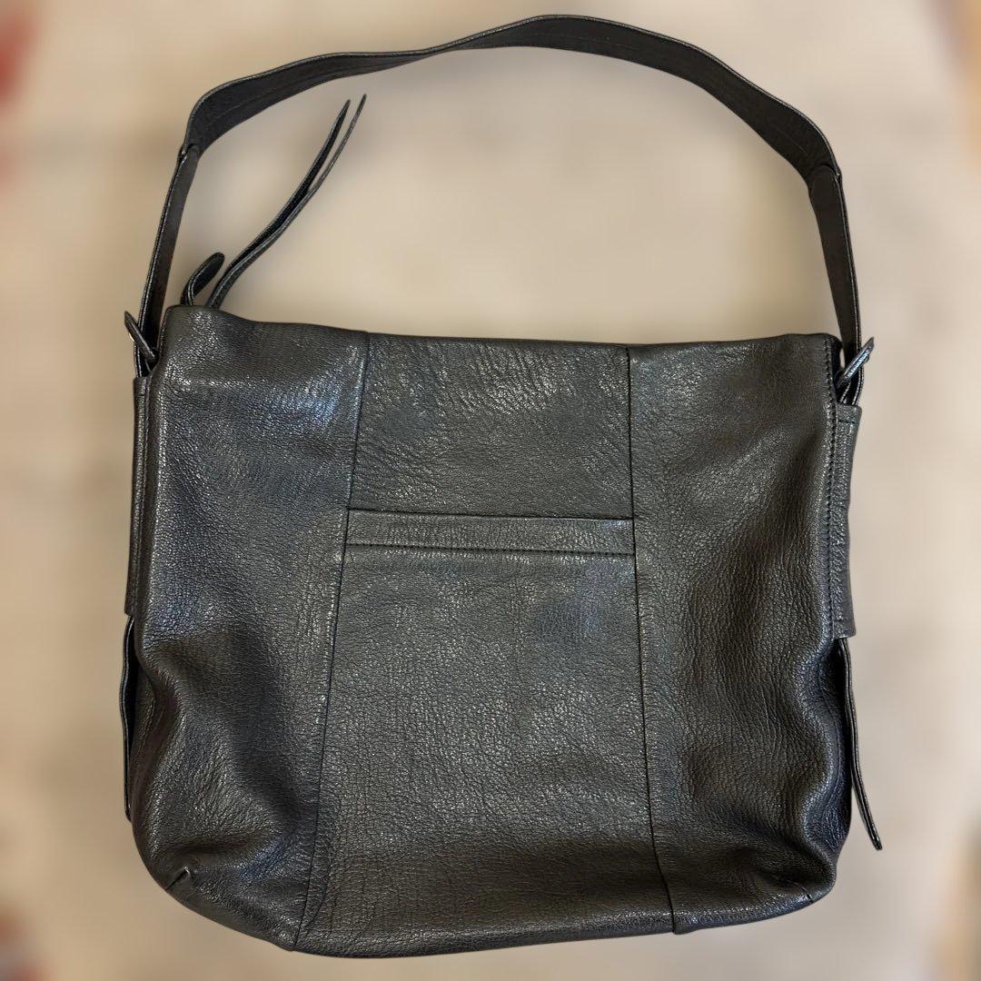 gentan 黒 レザー ショルダーバッグ