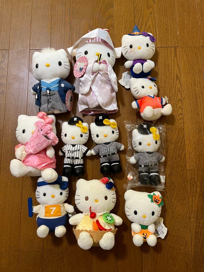 ハローキティぬいぐるみプリンカラードールGJ&レトロカラードール