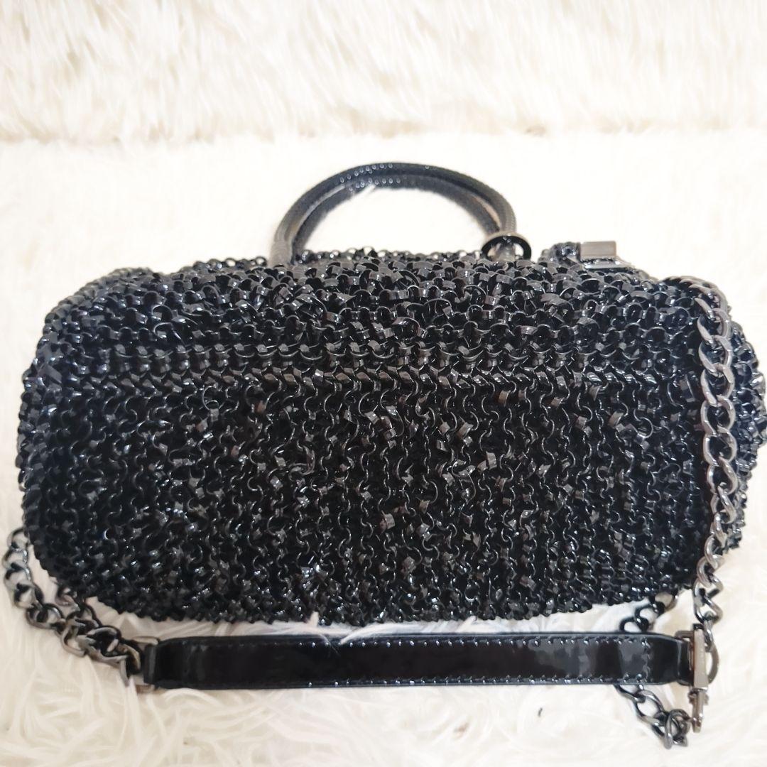 【極美品】アンテプリマ バック ワイヤー グリッター エナメル 2way