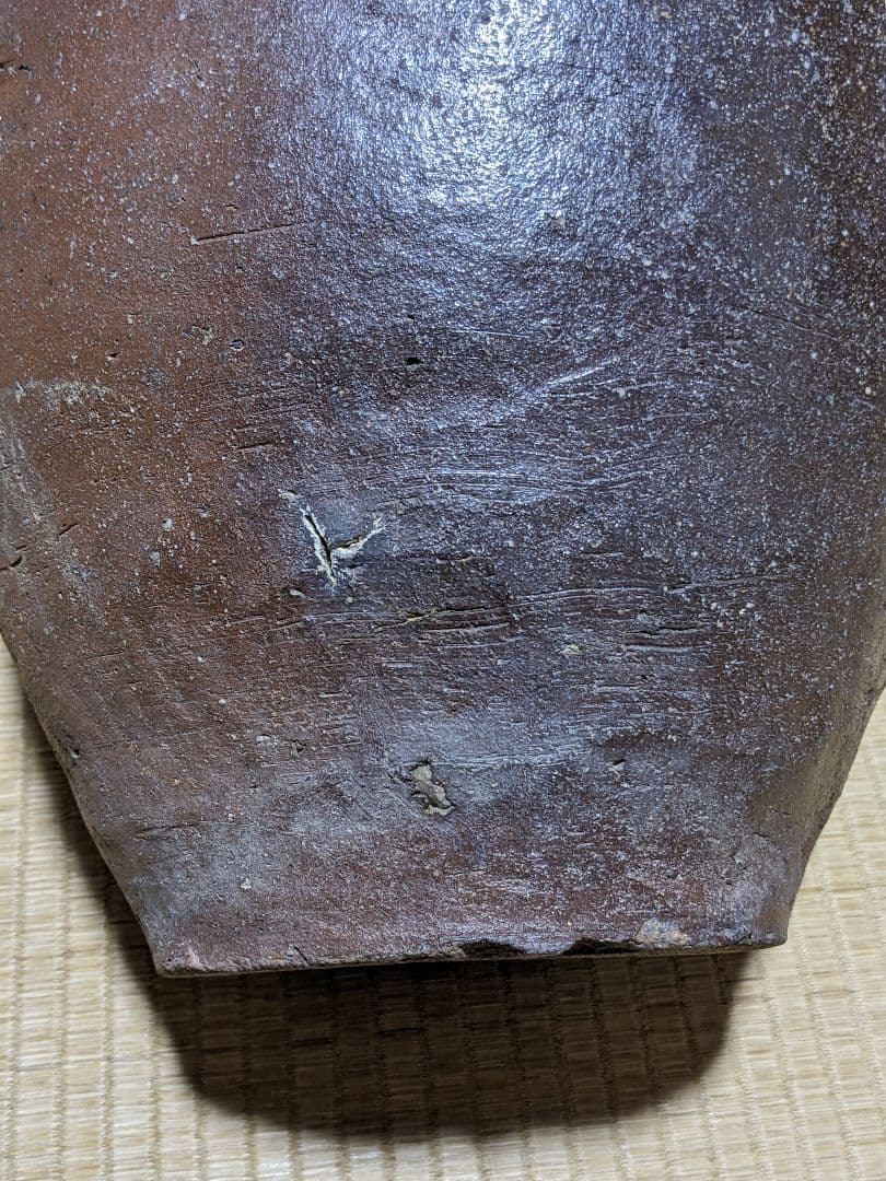 ♦古丹波 焼締め壺 穴窯時代 室町時代〜桃山時代 花器 古美術品 骨董品