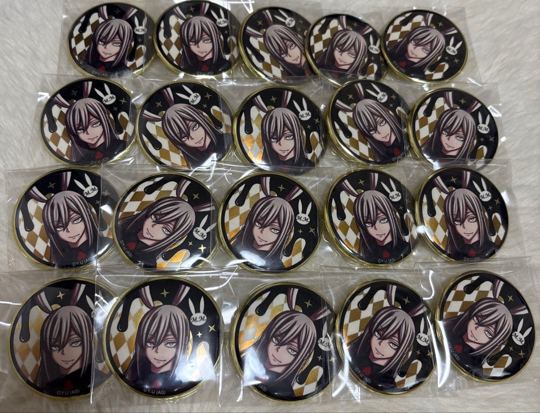 桃源暗鬼 バニー 缶バッジ 桃寺神門 20個