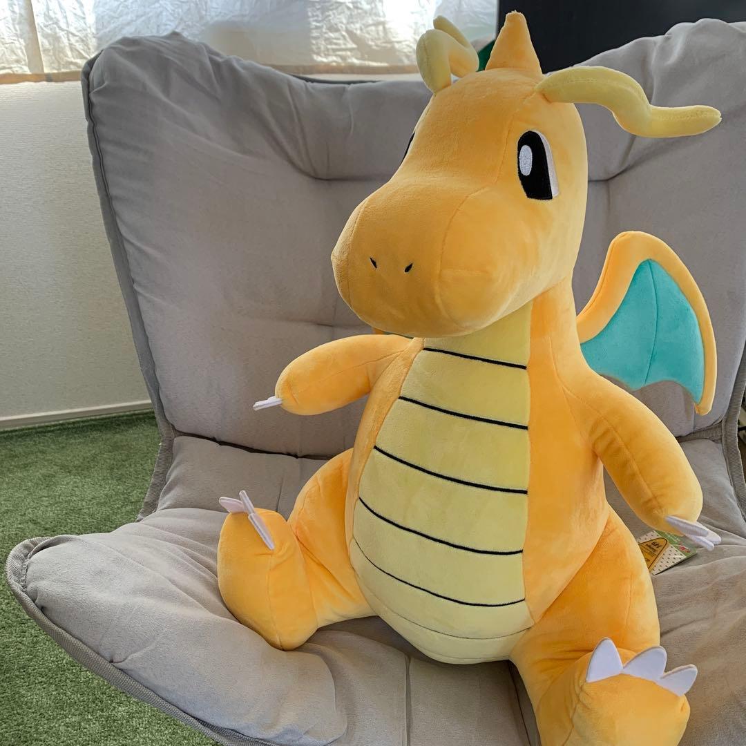 カイリュー BigMore! ポケモン ぬいぐるみ　キーホルダー付き