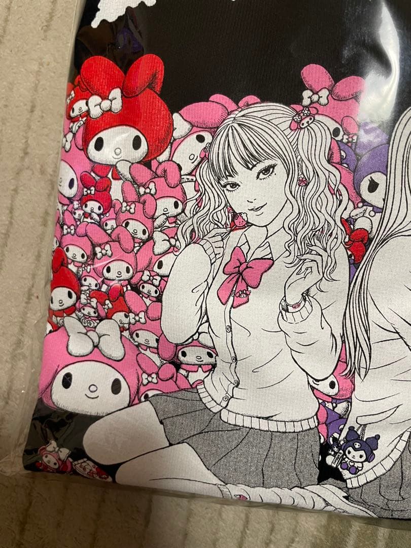 伊藤潤二 サンリオ ジップパーカー ギャル富江・マイメロディ＆クロミ