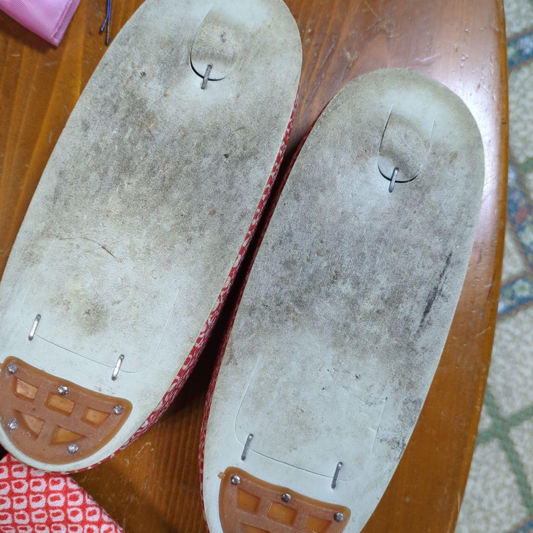 七五三 着物セット 赤 鹿の子　３歳　　　　値下げ