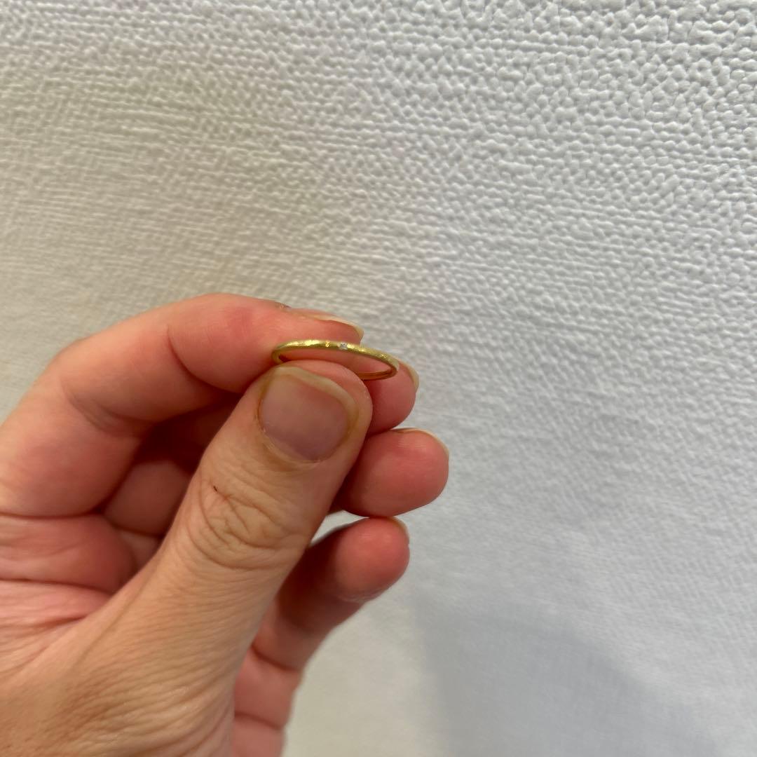 AHKAH アーカー メテオール リング K18 YG 7号／18金 ゴールド