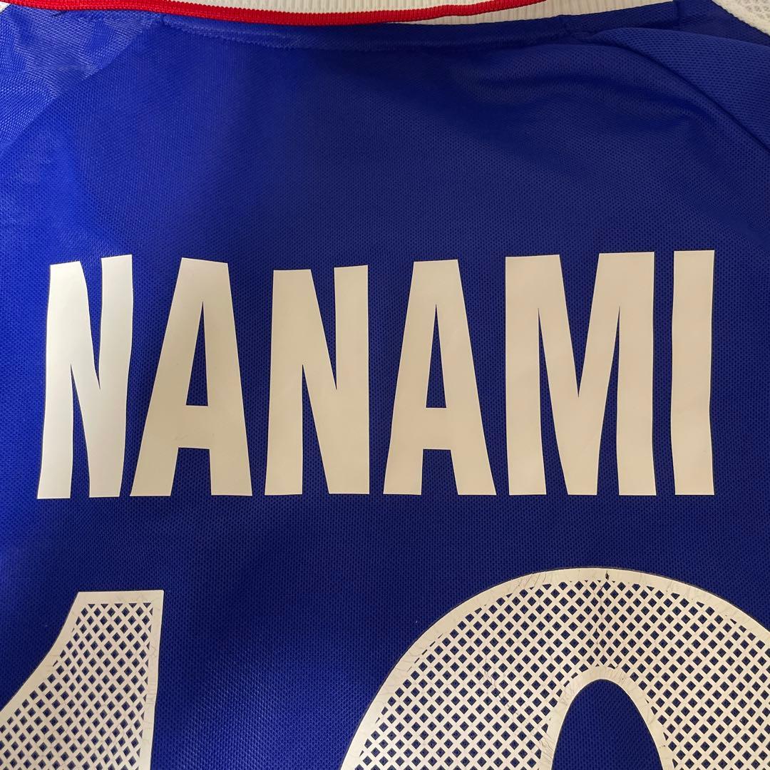 サッカー日本代表 【サイン入り】 10名波浩選手ユニフォームLサイズ