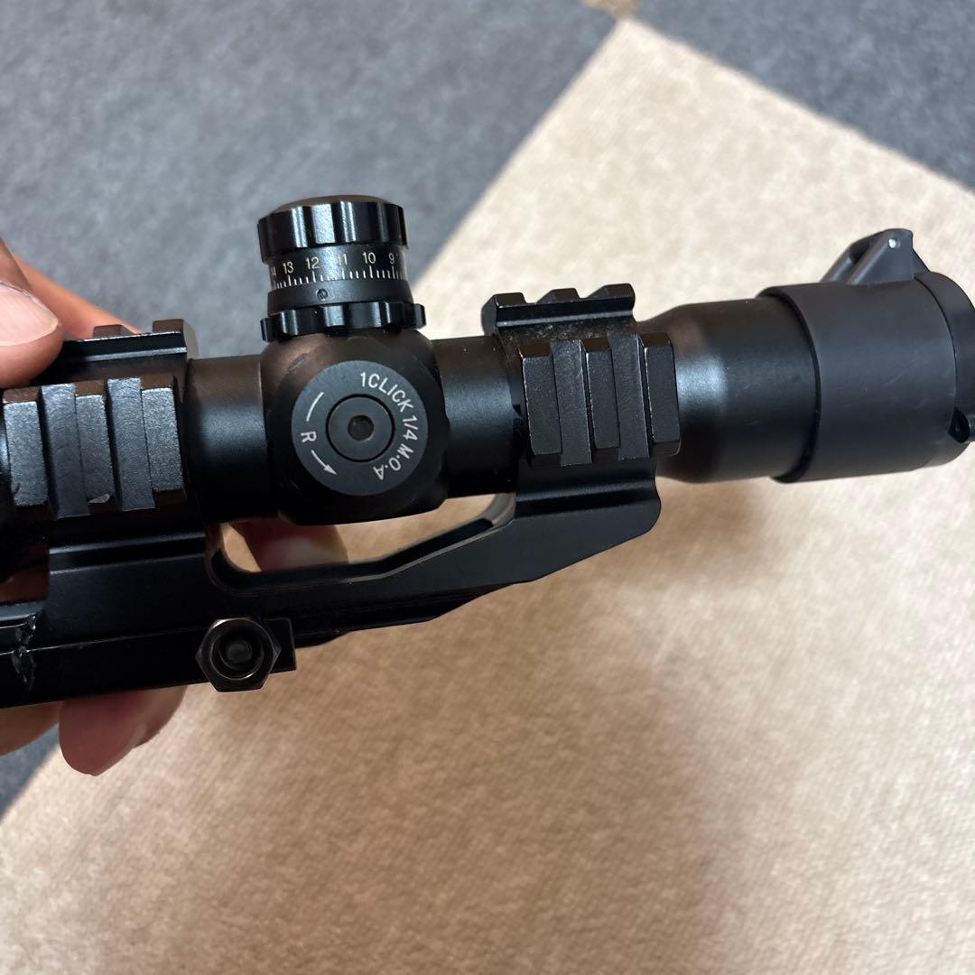 スコープ ブラック 大口径 フリップアップキャップ付き