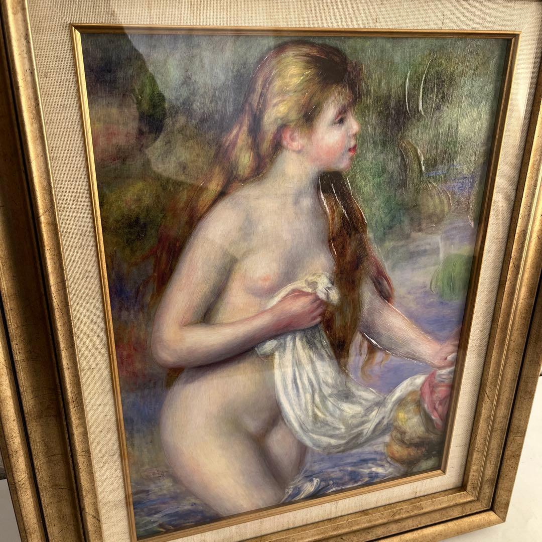 ⭐︎ゆきさん専用　裸婦 印象派 長い髪の浴女 ルノワール 絵画 女性 絵画