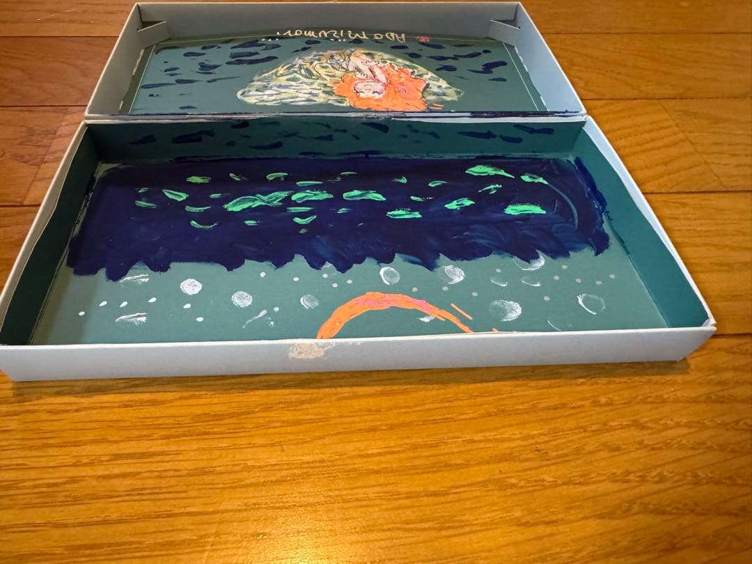 レア●水森亜土先生直筆イラスト＆サイン　眠る人魚　可愛い　カラー