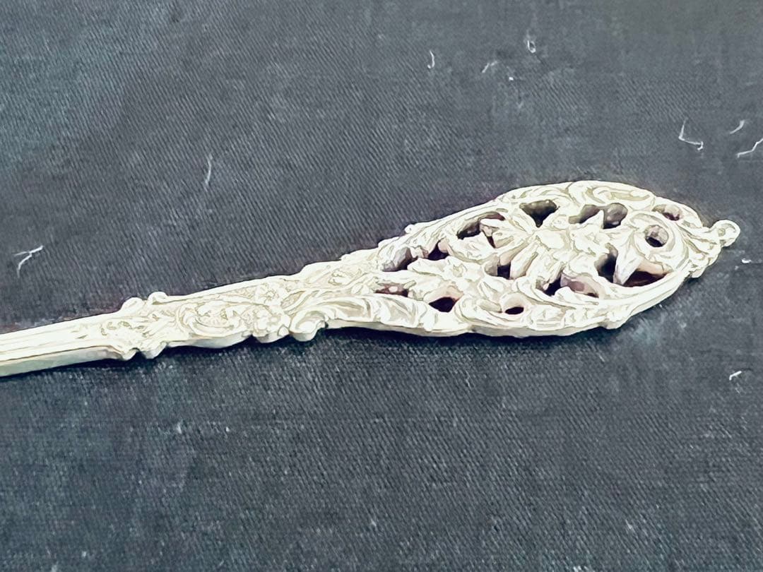 アンティーク純銀製 ロンドン 1904年 ティースプーン6本ケース入り