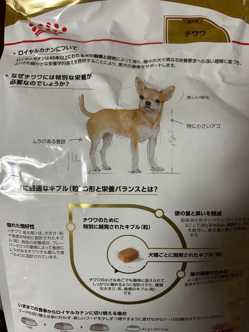 ロイヤルカナン チワワ成犬用3キロ×2袋 - メルカリ