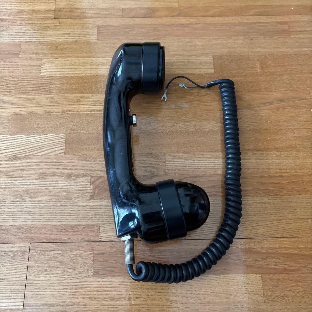 米海軍通信機器 受話器 無電池電話送話部