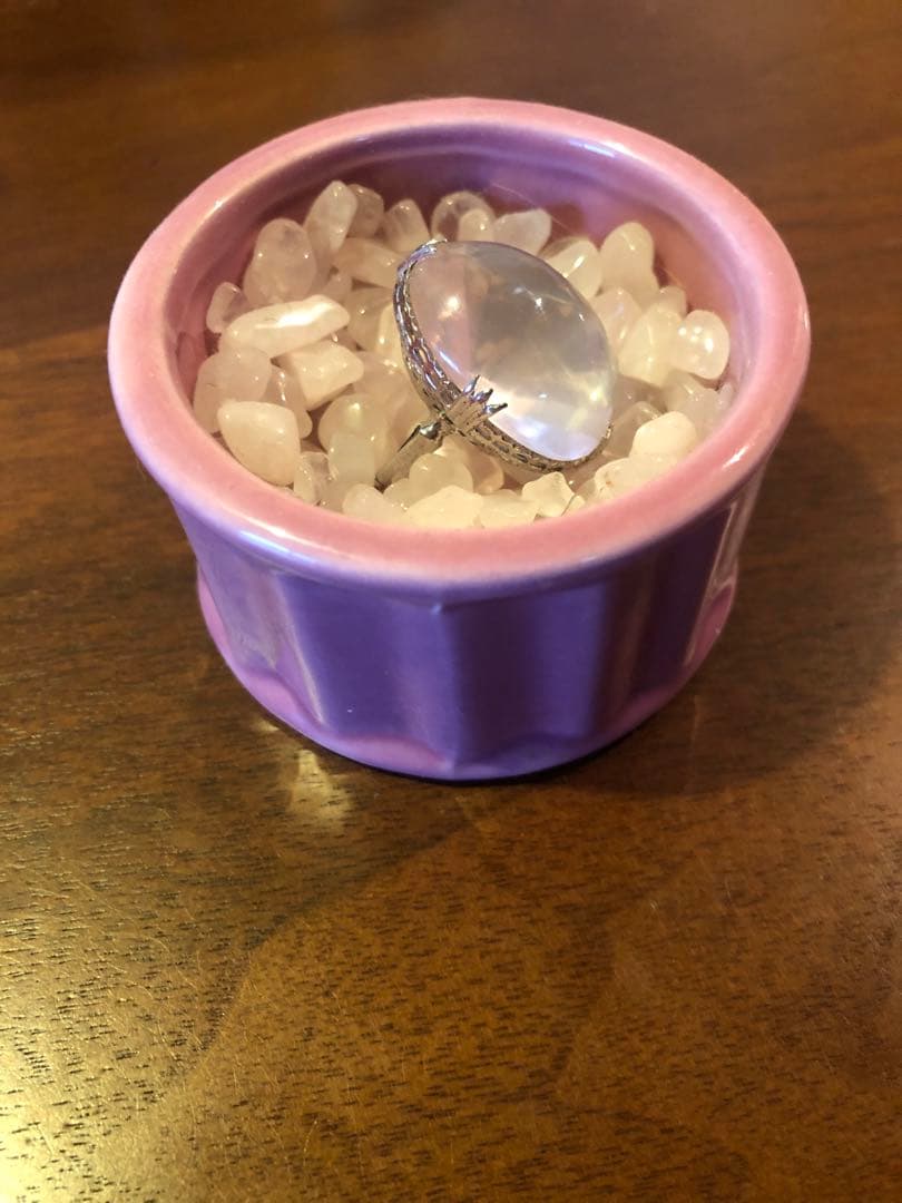 ※昭和レトロ千本透かし（状態良好◎）ビンテージ大玉リング13号〜