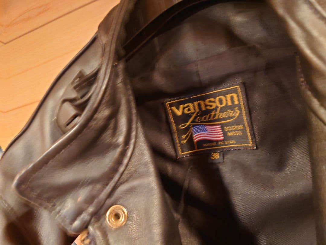 未使用VANSON TTサイズ38室内試着のみバンソン ハーレーやアメカジ好き