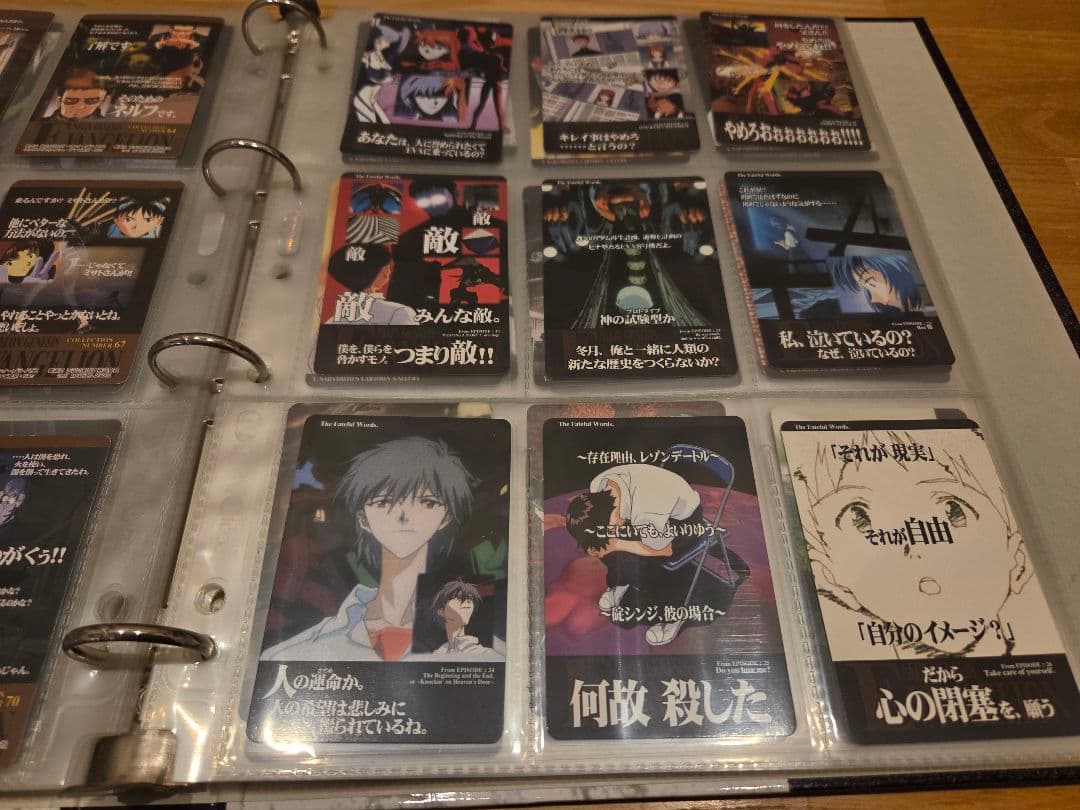 エヴァンゲリオンカードアマダカードコンプリート100枚アルバム付き