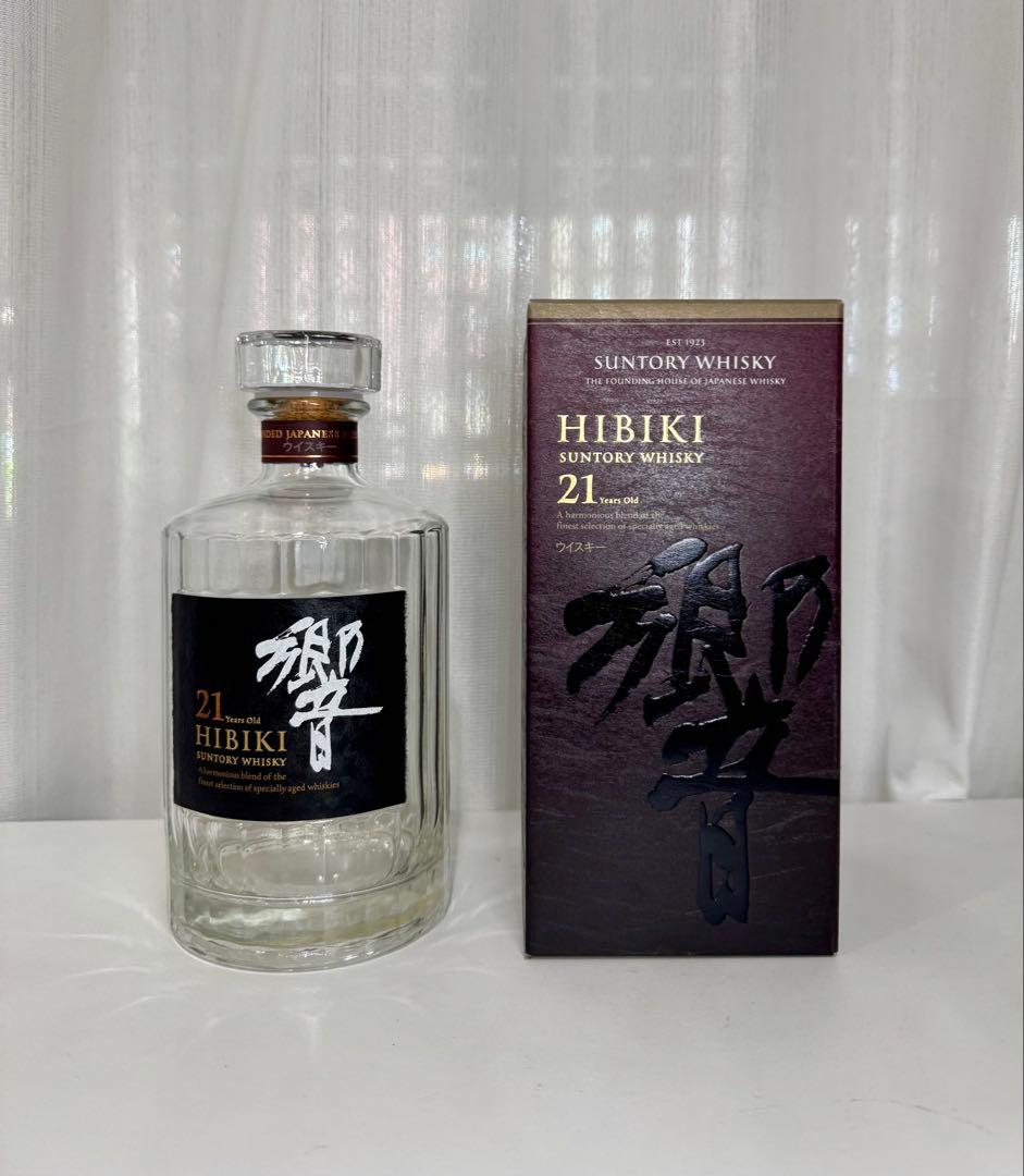 響Hibiki 21年 ウイスキー 700ml 箱付き空き瓶 Hibiki 21 Years Old 700ml 空瓶 公式通販