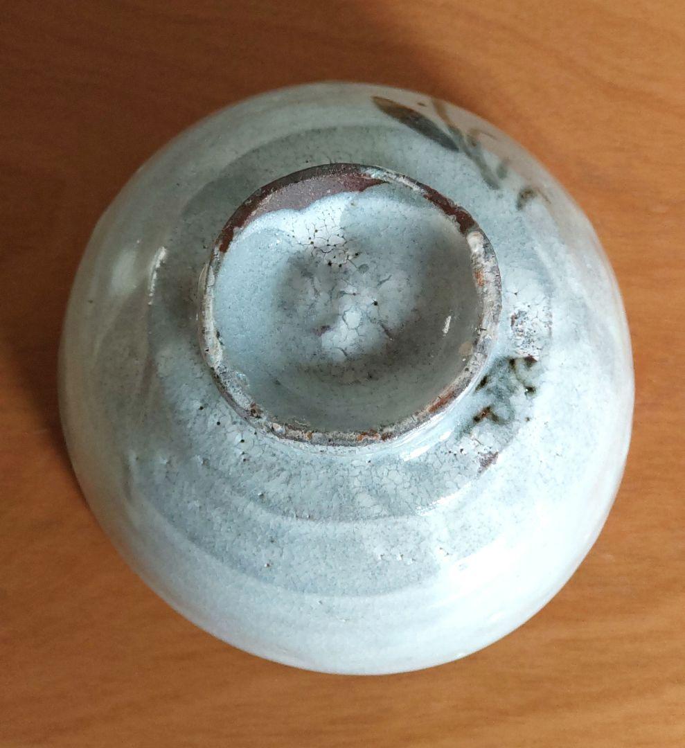 茶道具 虎渓山 水月窯 粉引風 茶盌 NO581