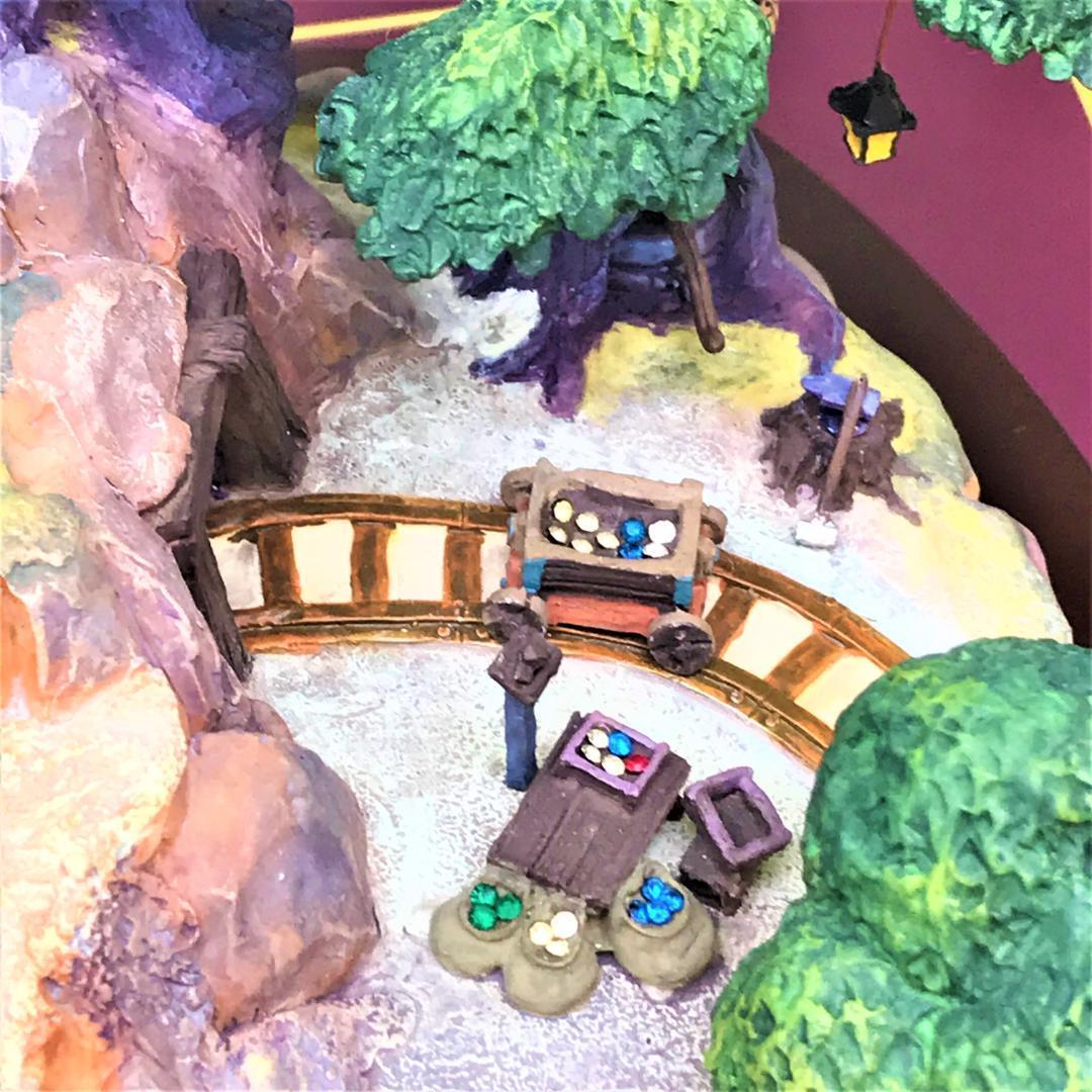 レア★WDCC 白雪姫  White 洞窟 採掘所 宝石 フィギュア