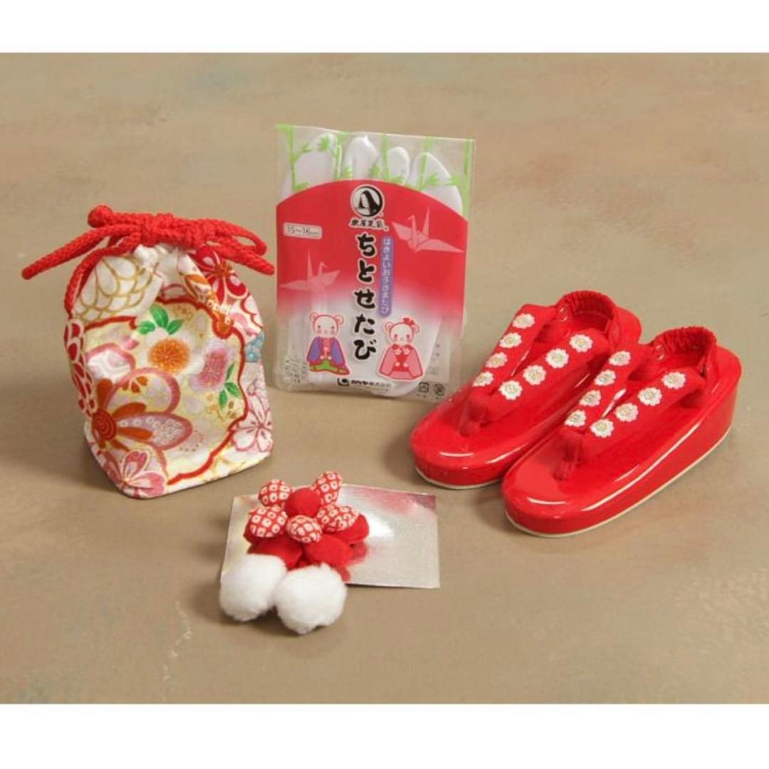 七五三　3歳　被布セット　京都花ひめ　着物未使用　着用画像あり