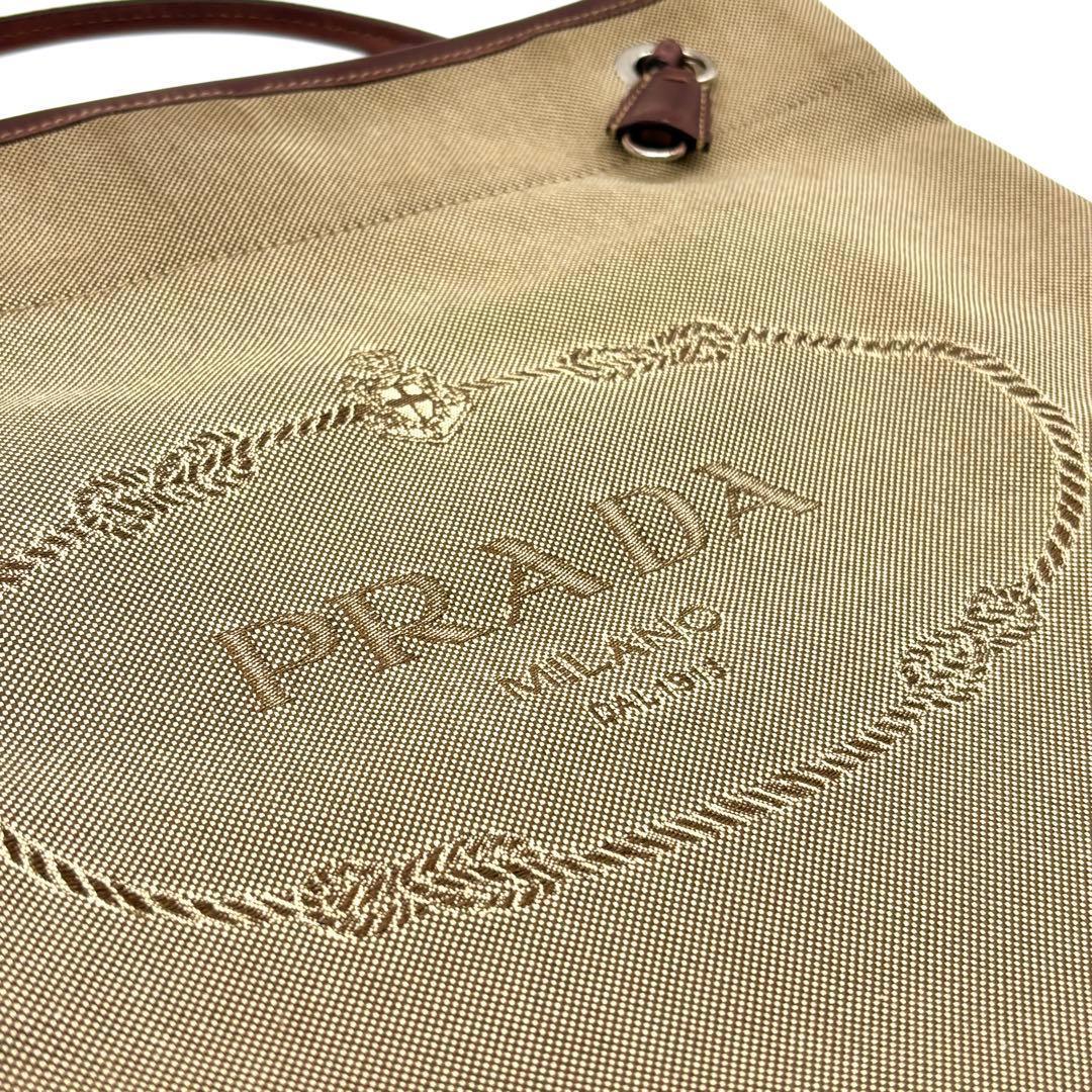 美品✨ PRADA ロゴジャガード キャンバス サコッシュ ショルダーバッグ