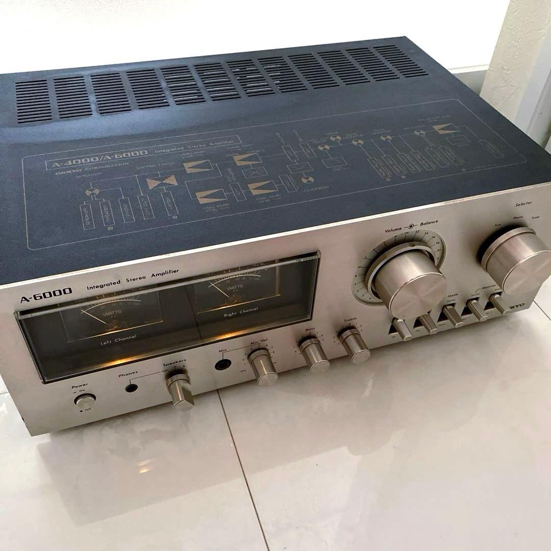 ONKYO プリメインアンプ A-6000 オンキョー - メルカリ