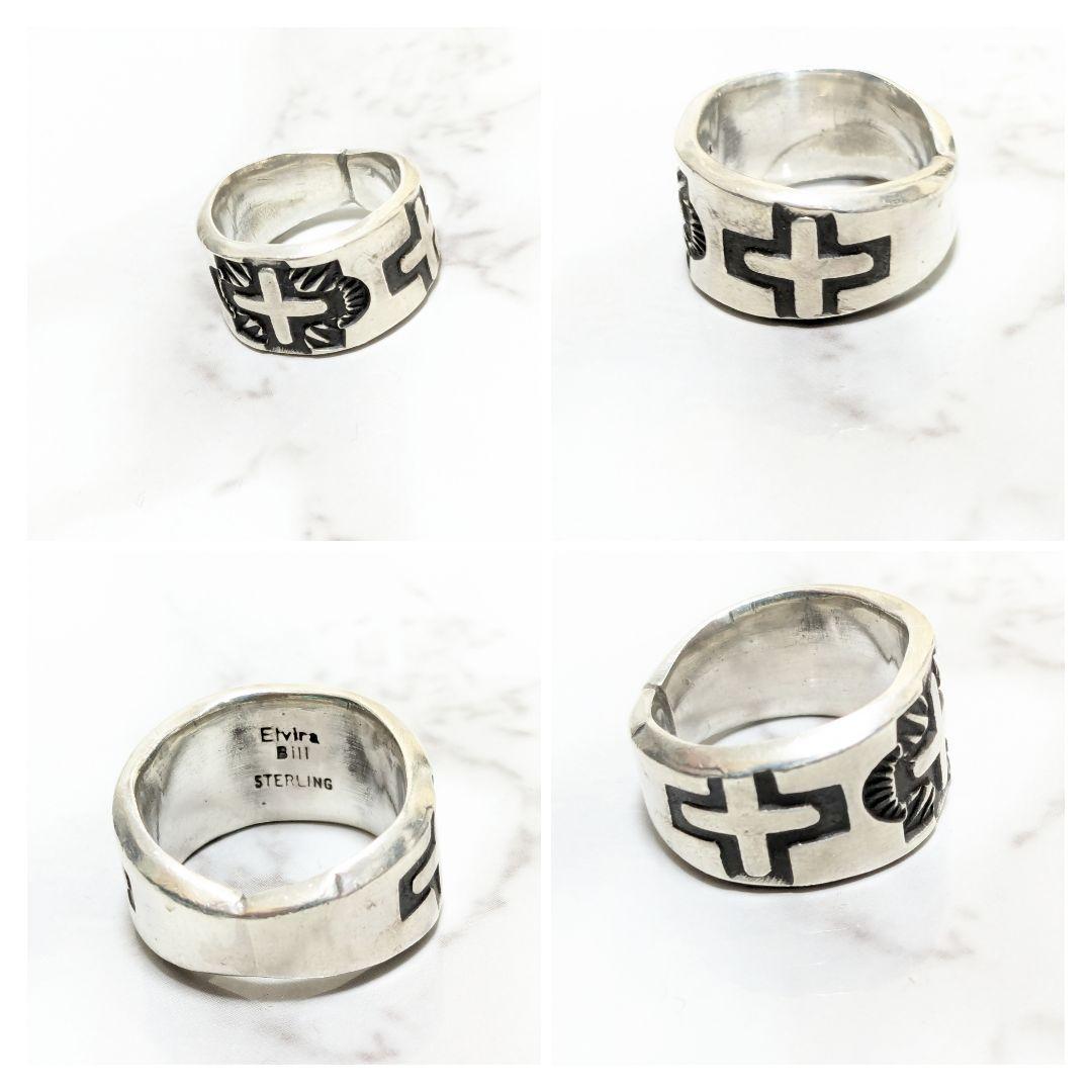 NAVAJO 指輪 Elvirabill スターリング シルバー リング　クロス