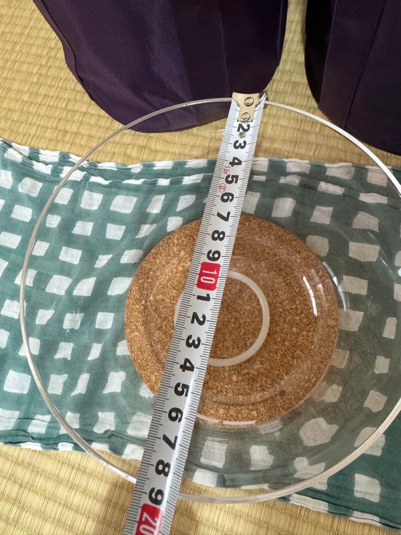 【マレット無】クリアタイプのクリスタルボウルとバッグ